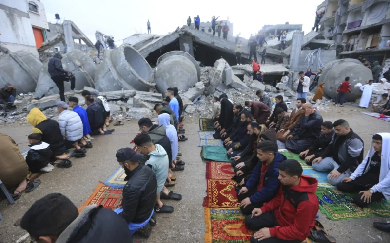 ‘There is no joy:’ Palestinians mark Eid in destroyed mosques and homes, as Israel’s war in Gaza rages