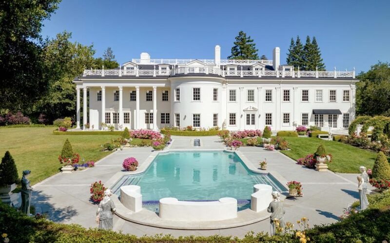 $36.9 Million Legacy White House Replica Estate in San Mateo County, California Heads to Auction via Concierge Auctions