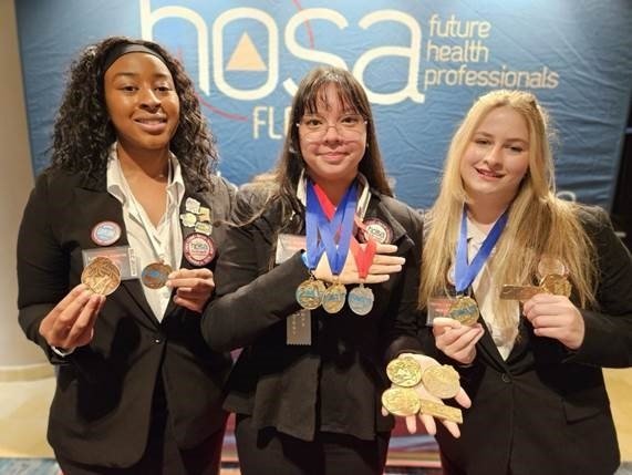 Indian River State College Has Olympic Level Performance Medaling at the HOSA State Leadership Conference