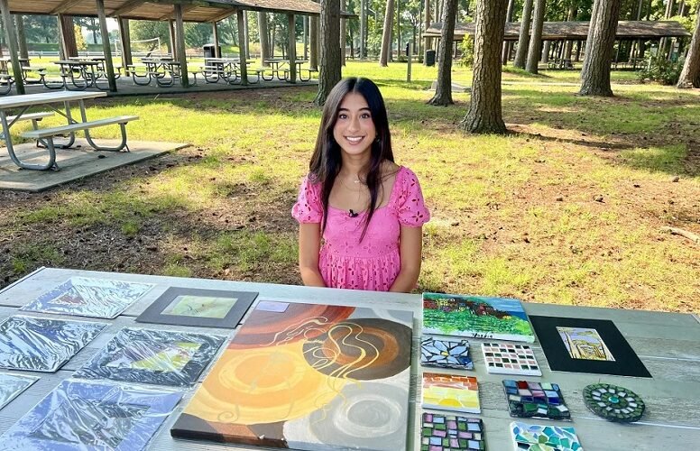 High school senior sells art to help pay medical expenses for those in Need