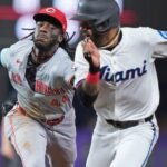 Marlins again try to stop Elly De La Cruz, Reds