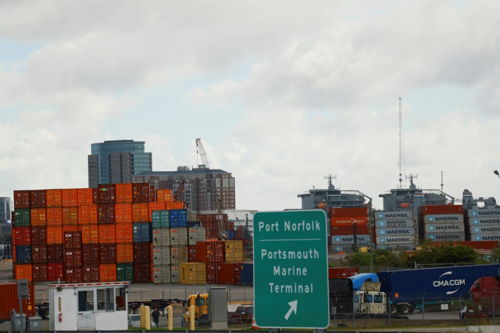 Ship queue grows at US ports as dockworker strike enters third day