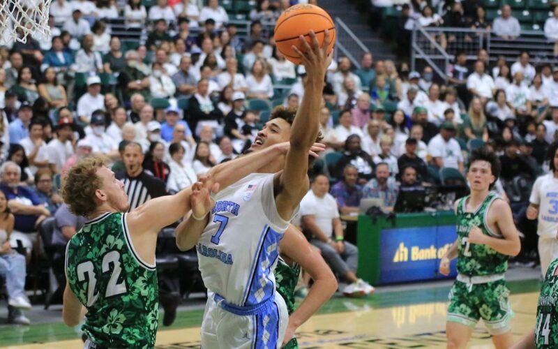 No. 10 North Carolina breezes to victory at Hawaii