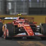 Russell puts Mercedes on pole at Las Vegas and Verstappen nips Norris in championship battle